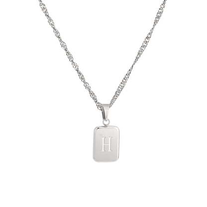 Letter Collana Argento