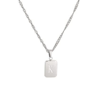 Letter Collana Argento