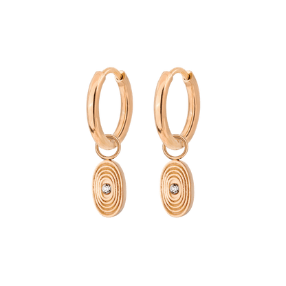 Nostalgia Hoop Set Small Oro Rosa