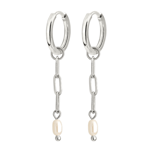 Ocean Find Hoop Set Small Argento