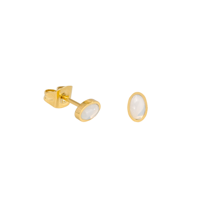 Oval Studs Oro