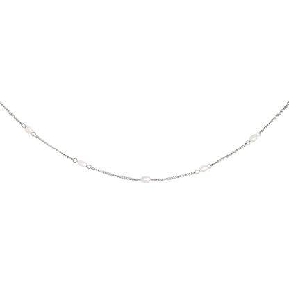 Pearl after Pearl Choker Argento