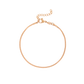 Round Snake Bracciale Oro Rosa