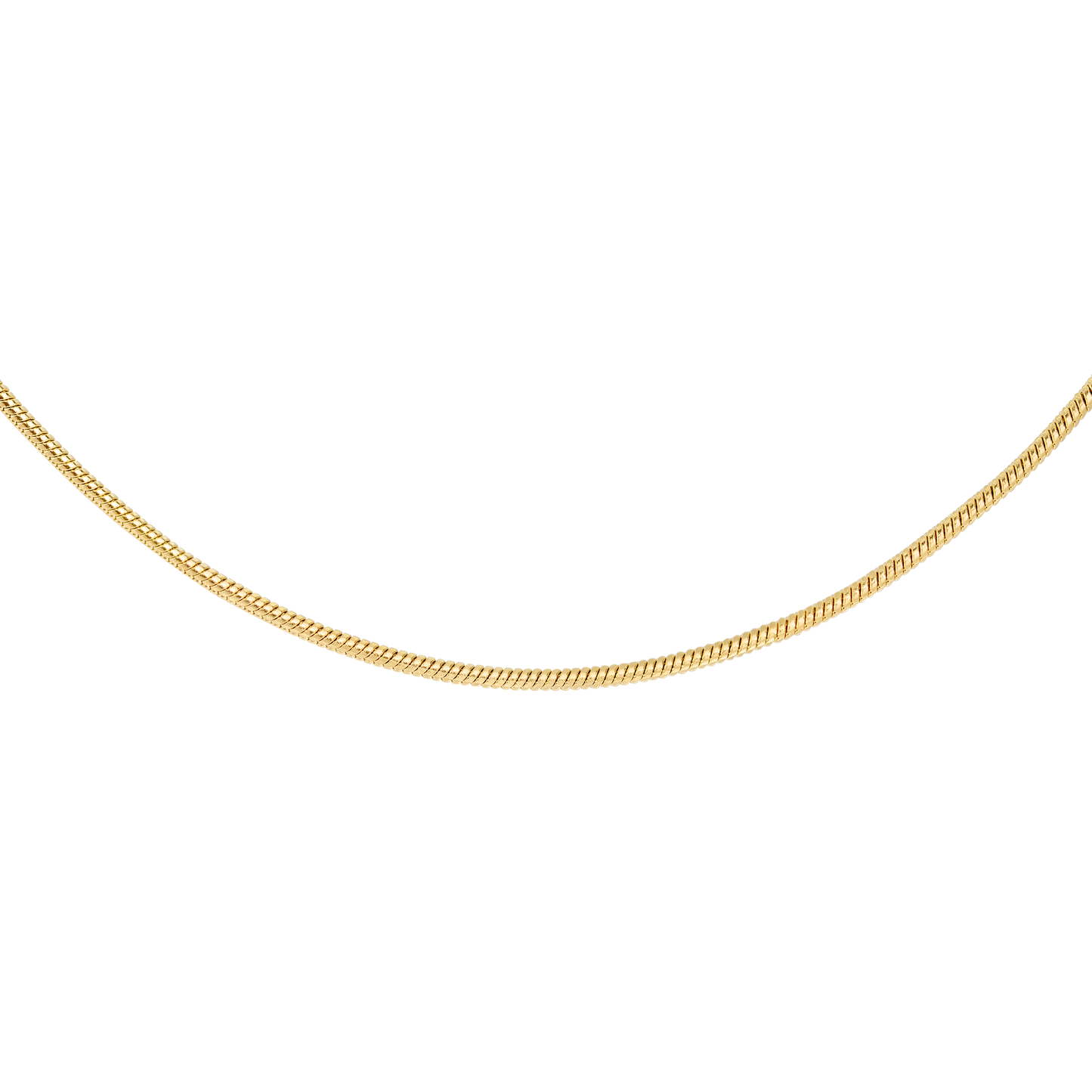 Round Snake Collana Oro