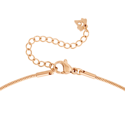 Round Snake Collana Oro Rosa