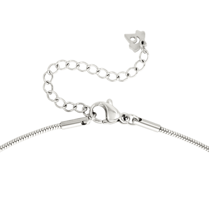 Round Snake Collana Argento