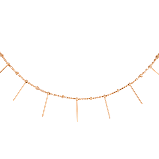 Sea Urchin Choker Oro Rosa