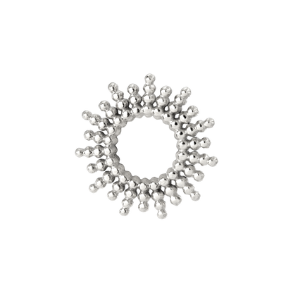 Sunny Oval Twisted Hoop Set Baby Argento