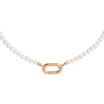 Timeless Pearls Collana Oro Rosa