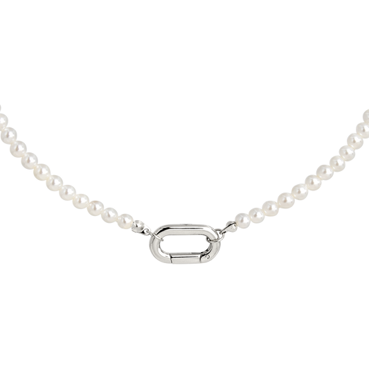 Timeless Pearls Collana Argento