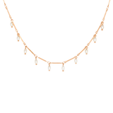 Annes Authentic Pearl Choker Oro Rosa