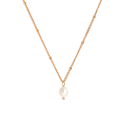 Baby Pearl Collana Oro Rosa