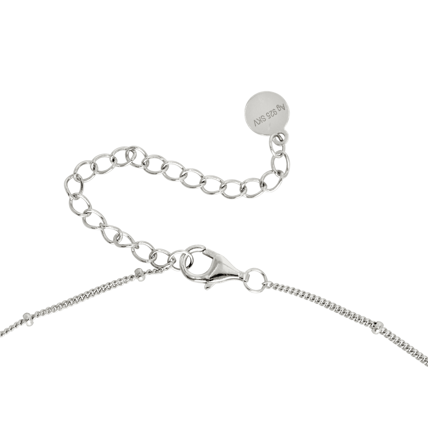 Beads Choker Argento