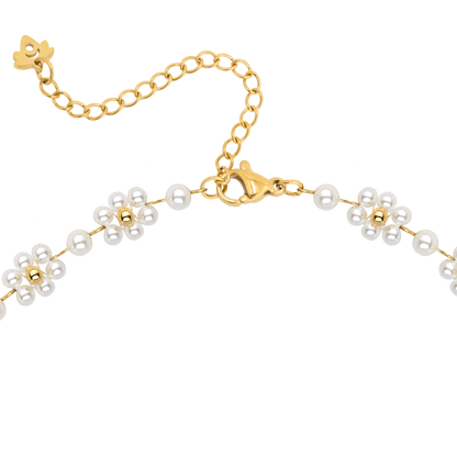 Bonita Flor Choker Oro