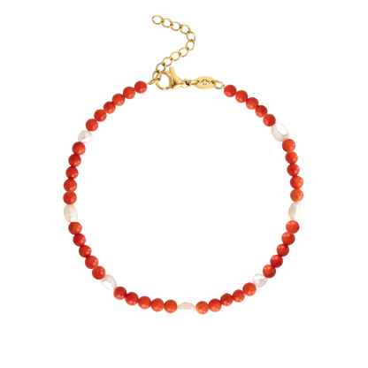 Coral Color Cavigliera Oro