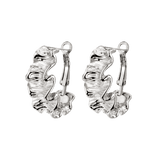 Cute Coral Hoops Argento