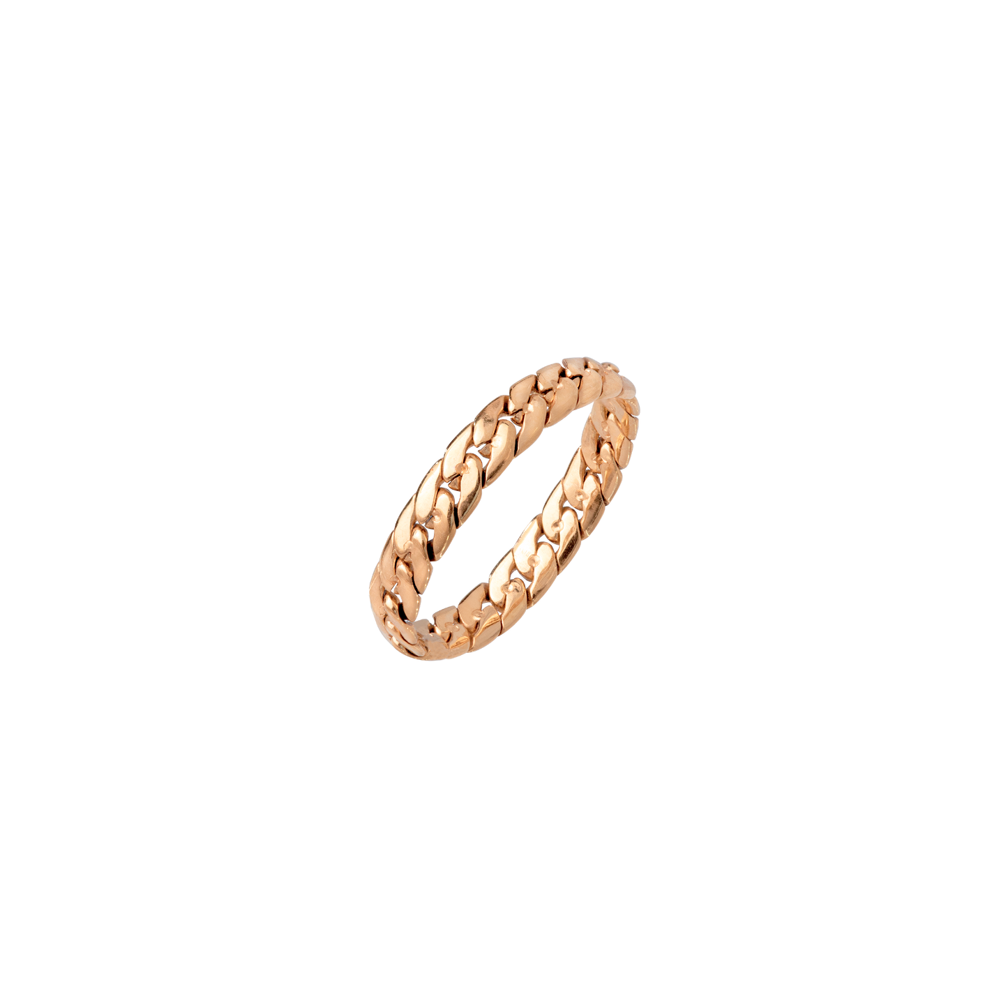 Cute Twist Knuckle Anello Oro Rosa