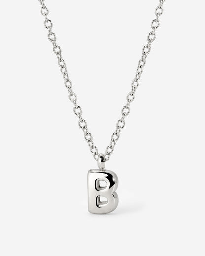 Bubble Letter Collana Argento
