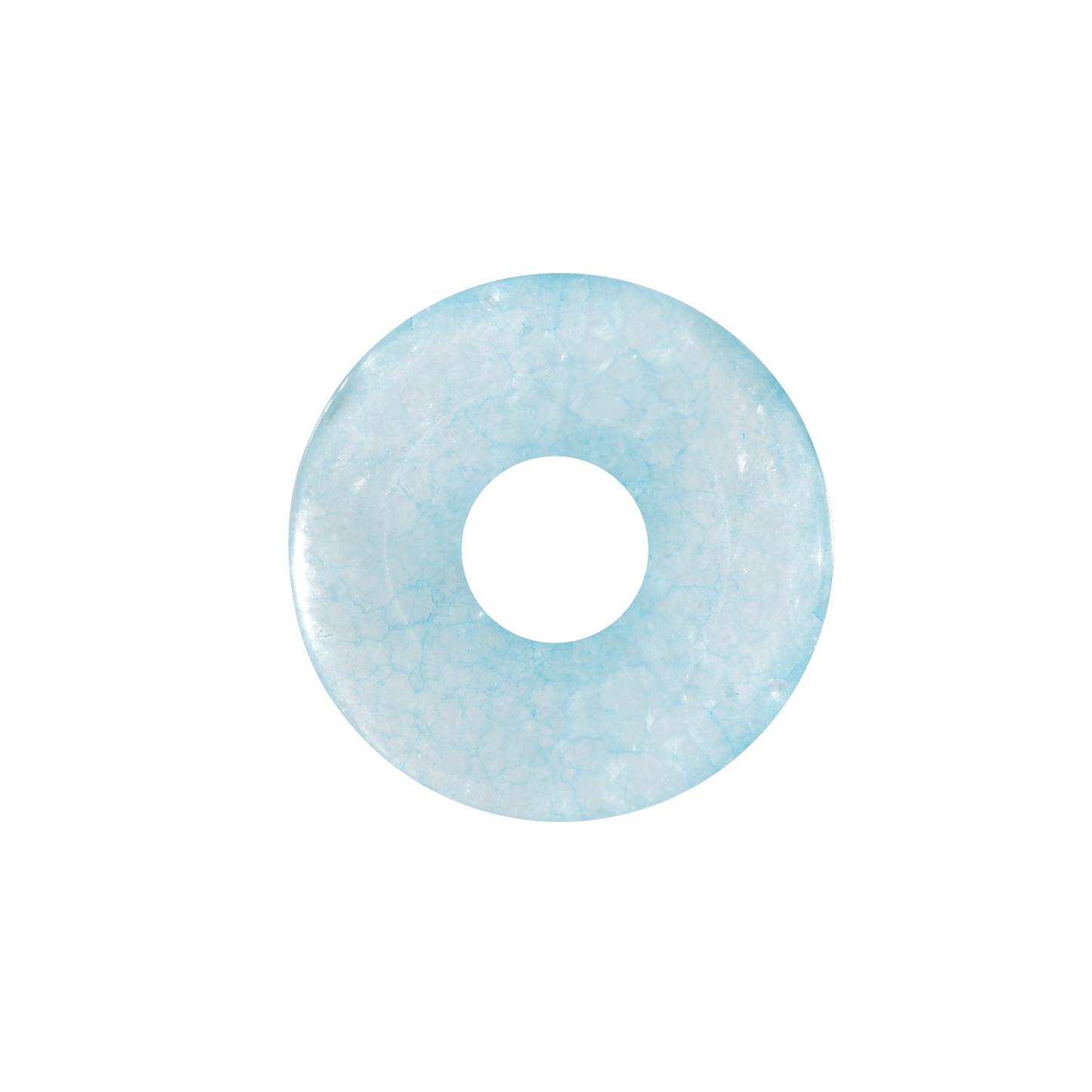 Chunky Into the Blue Donut Hoop Set Medium Argento