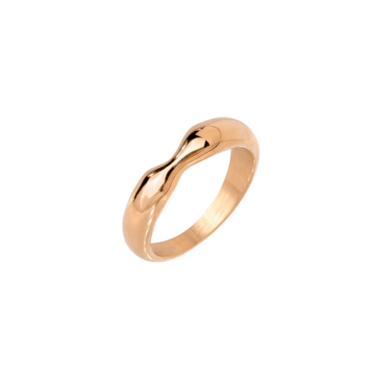 Ocean Depth Anello Oro Rosa