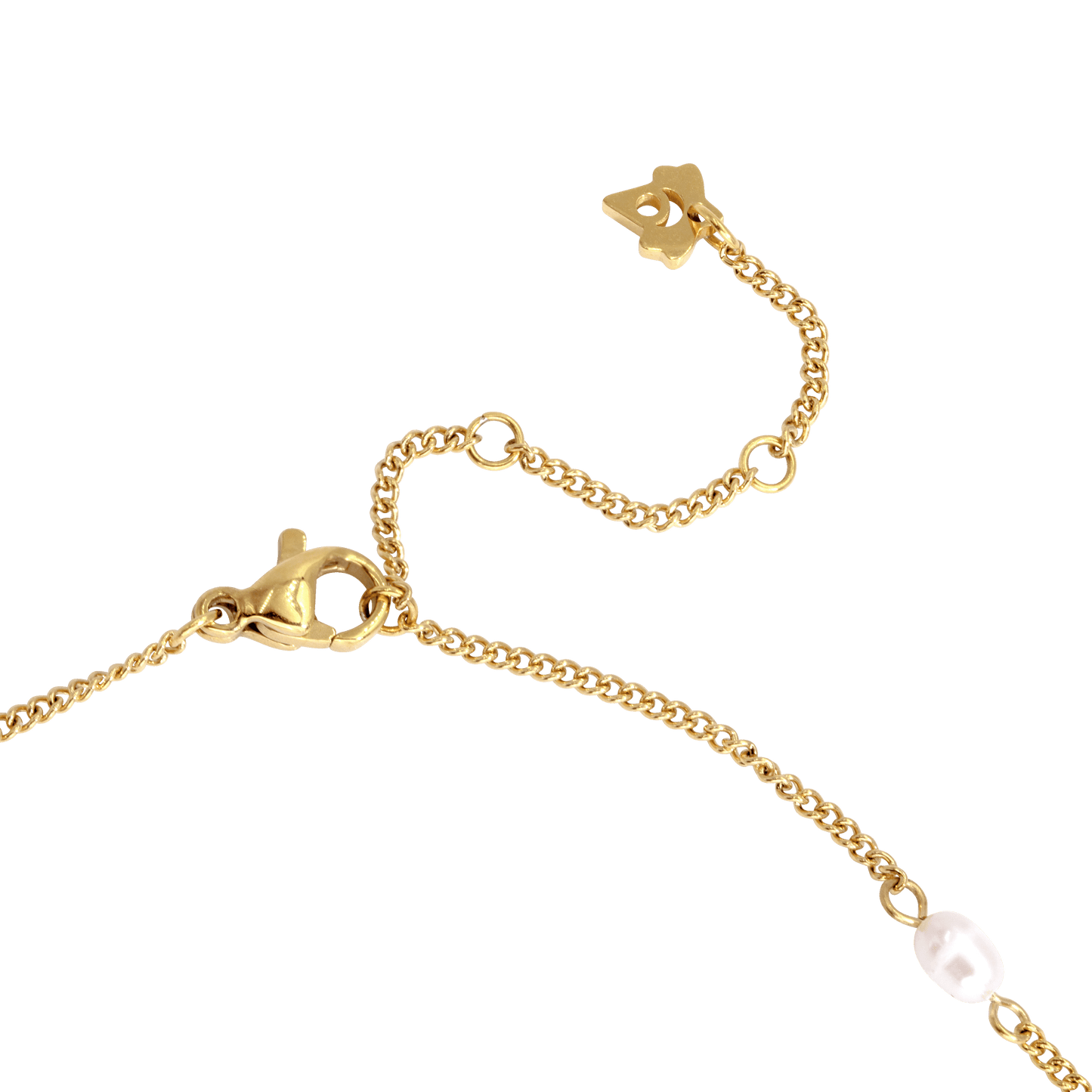 Pearl after Pearl Choker Oro