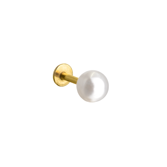 Pearly Piercing Stud Oro