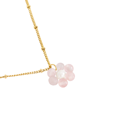 Rose Flower Collana Oro