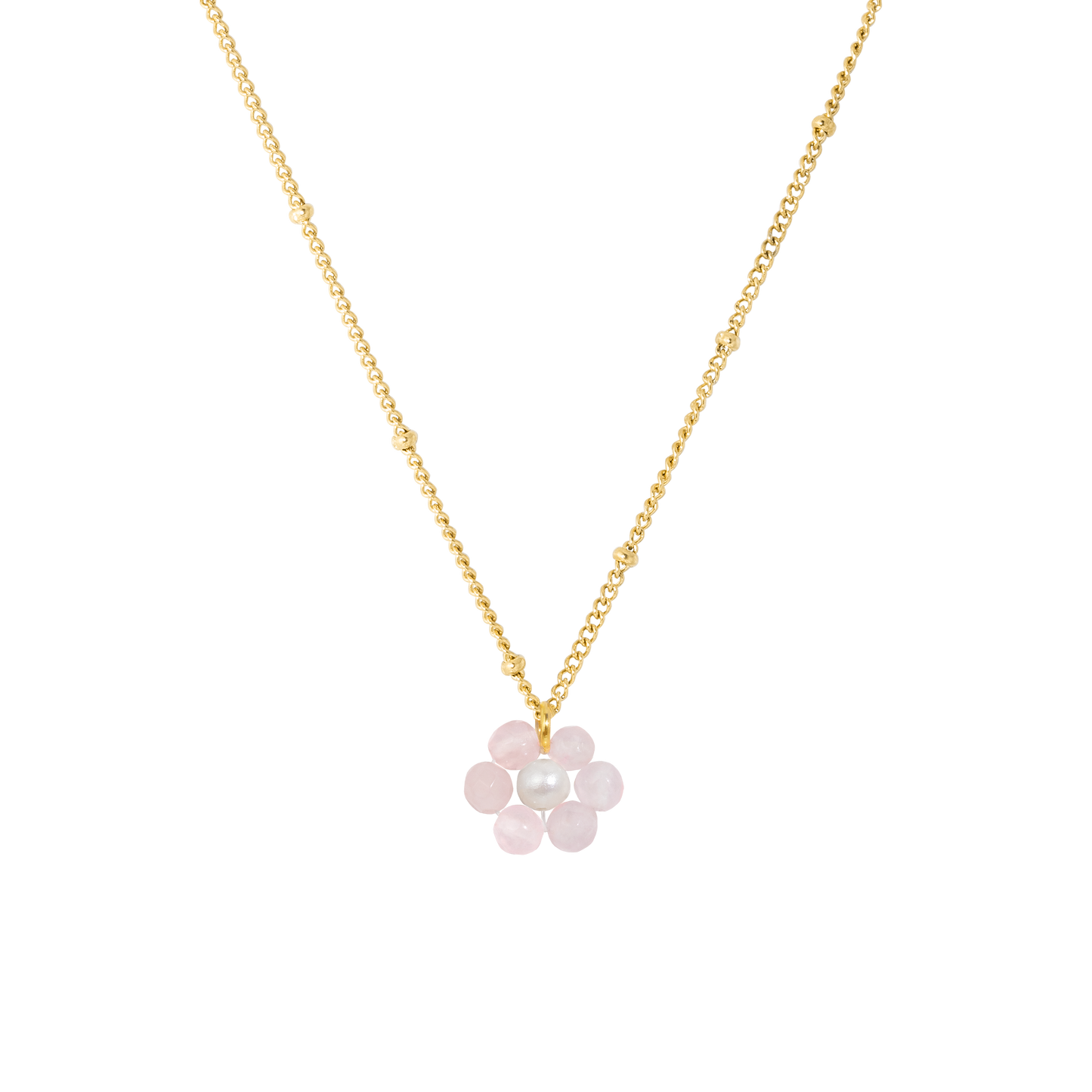 Rose Flower Collana Oro