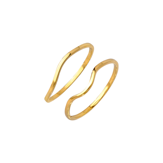 Skinny Dip Anello Duo Oro