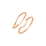 Skinny Dip Anello Duo Oro Rosa