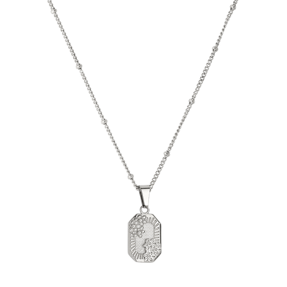 Vintage Flower Collana Argento