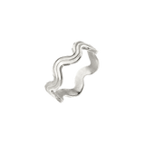 Wave after Wave Anello Argento