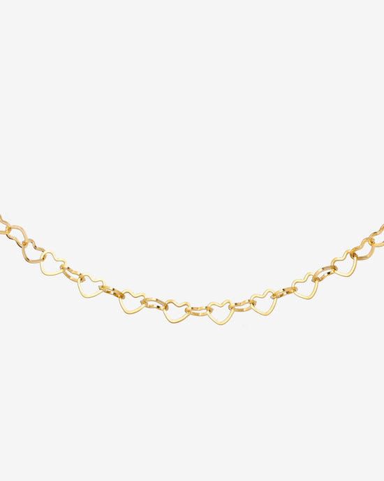 Heart after Heart Collana Oro