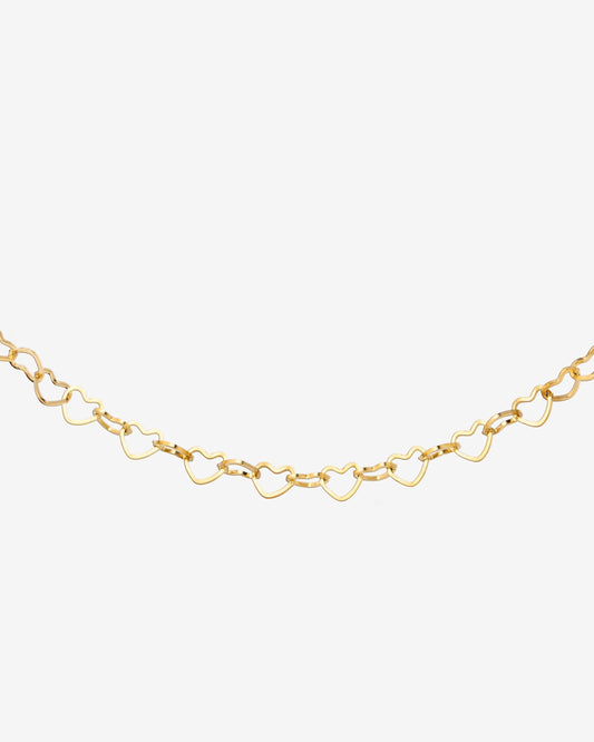 Heart after Heart Collana Oro