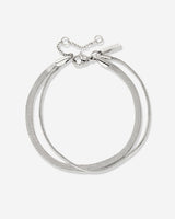 Snake Chain Double Bracelet Argento