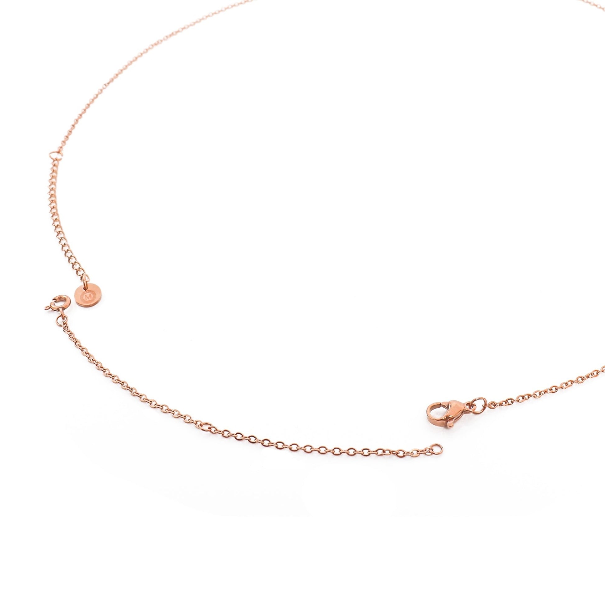 Extender Chain 10 cm plain Oro Rosa