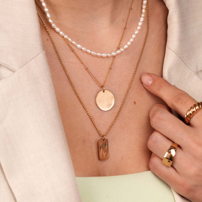 Mother & Daughter Collana Oro Rosa