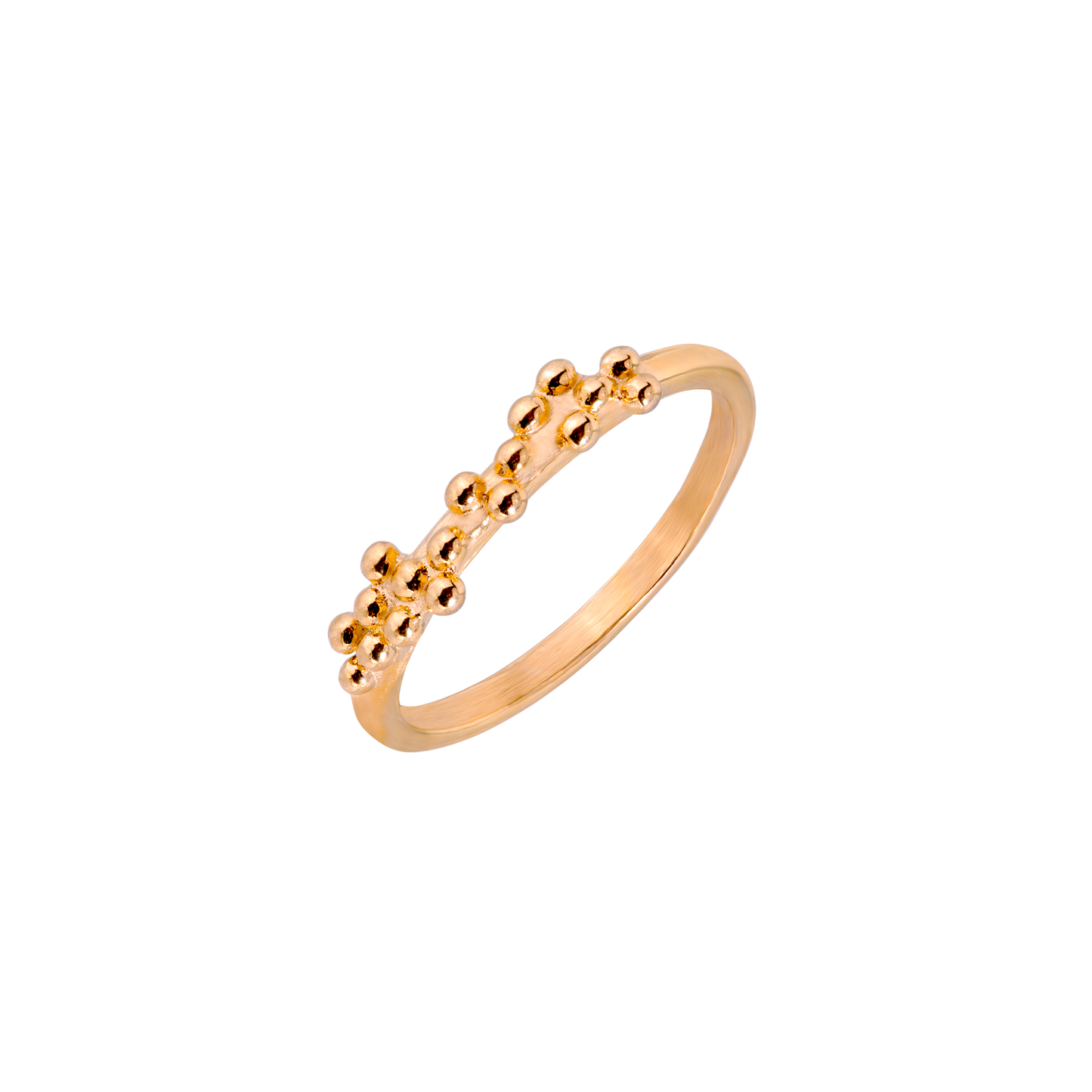 Fiore Anello Oro Rosa