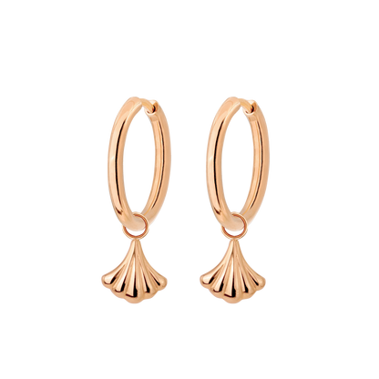 Forever Yours Hoop Set Medium Oro Rosa