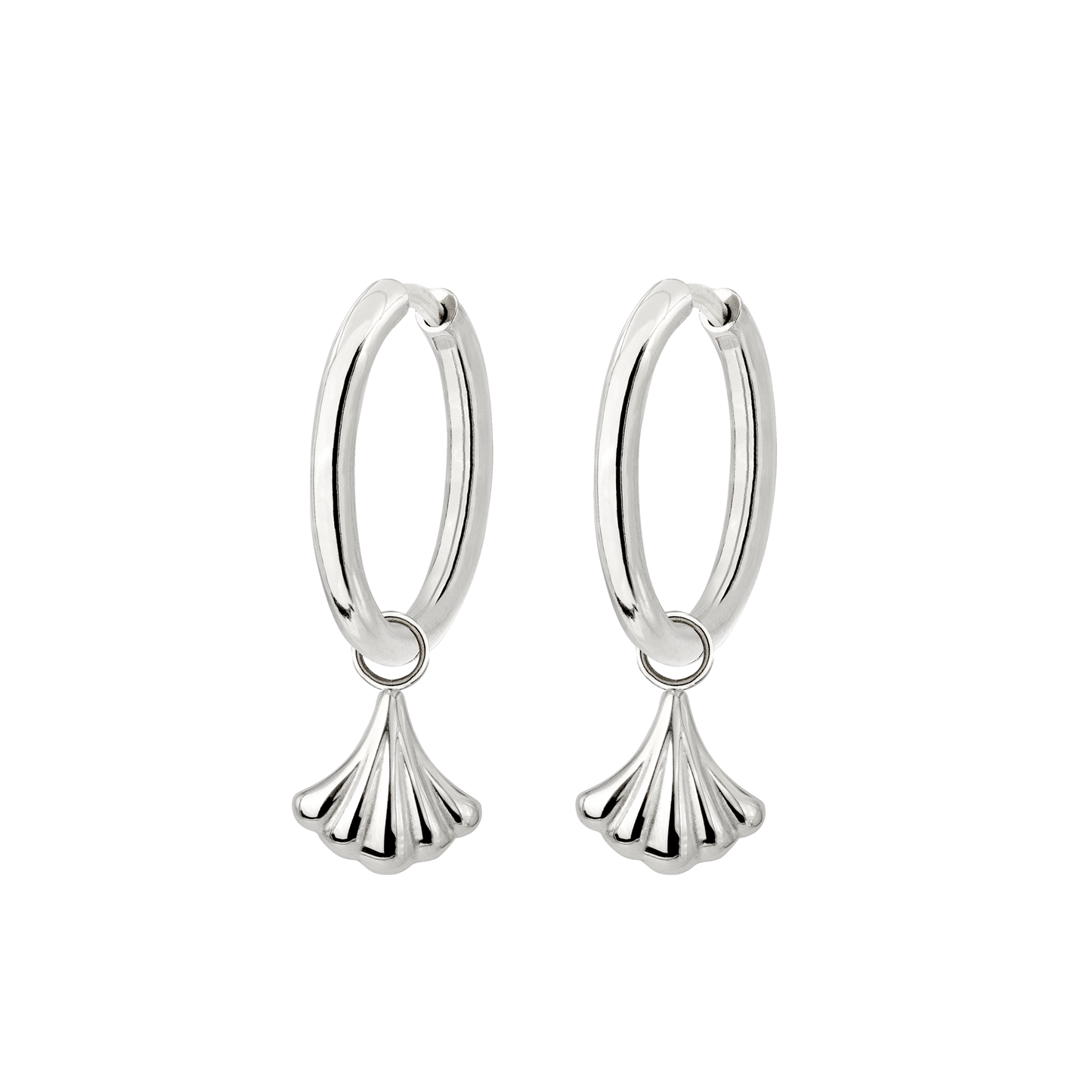 Forever Yours Hoop Set Medium Argento
