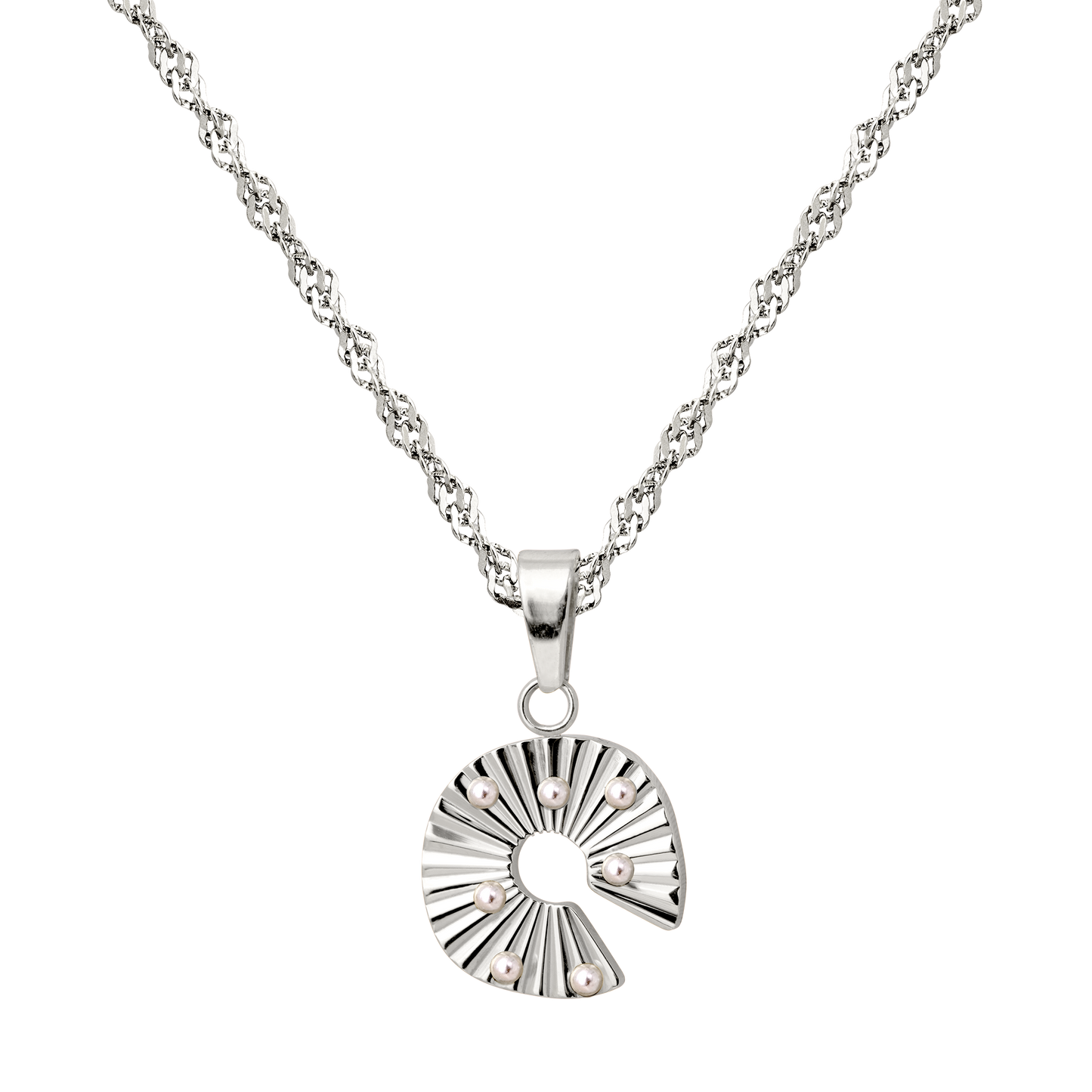 Sparkling Donut Collana Argento