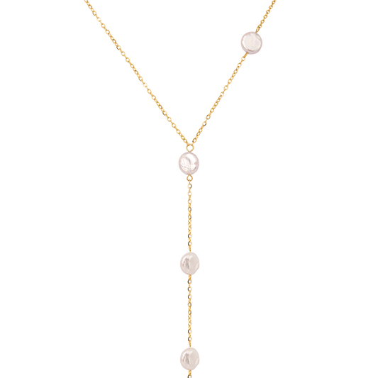Timeless Pearl Y-Collana Oro