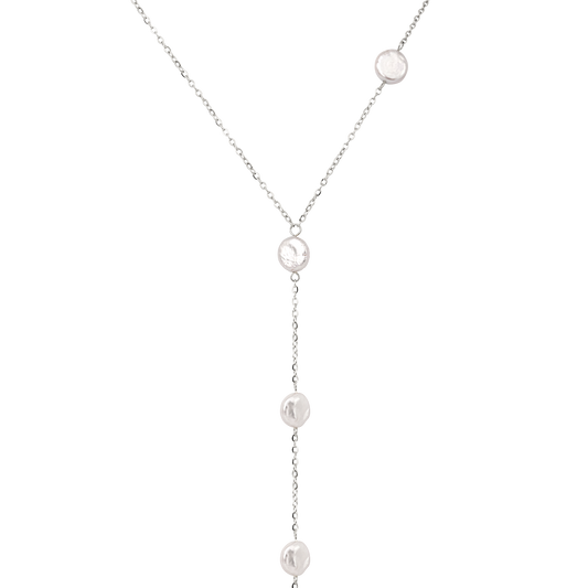 Timeless Pearl Y-Collana Argento