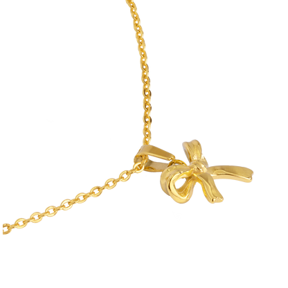 Pretty Ribbon Collana Oro