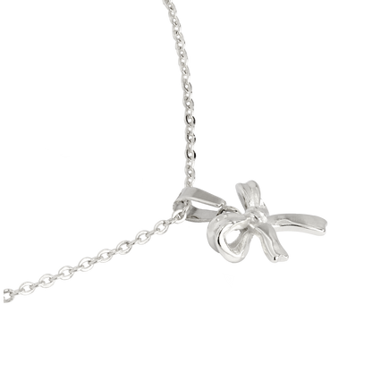 Pretty Ribbon Collana Argento