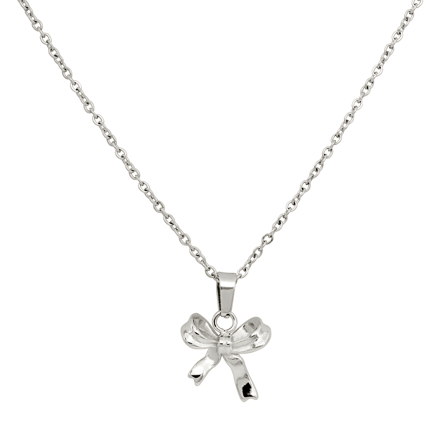 Pretty Ribbon Collana Argento