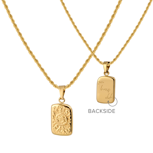 Sun Lover Pendant Collana Oro