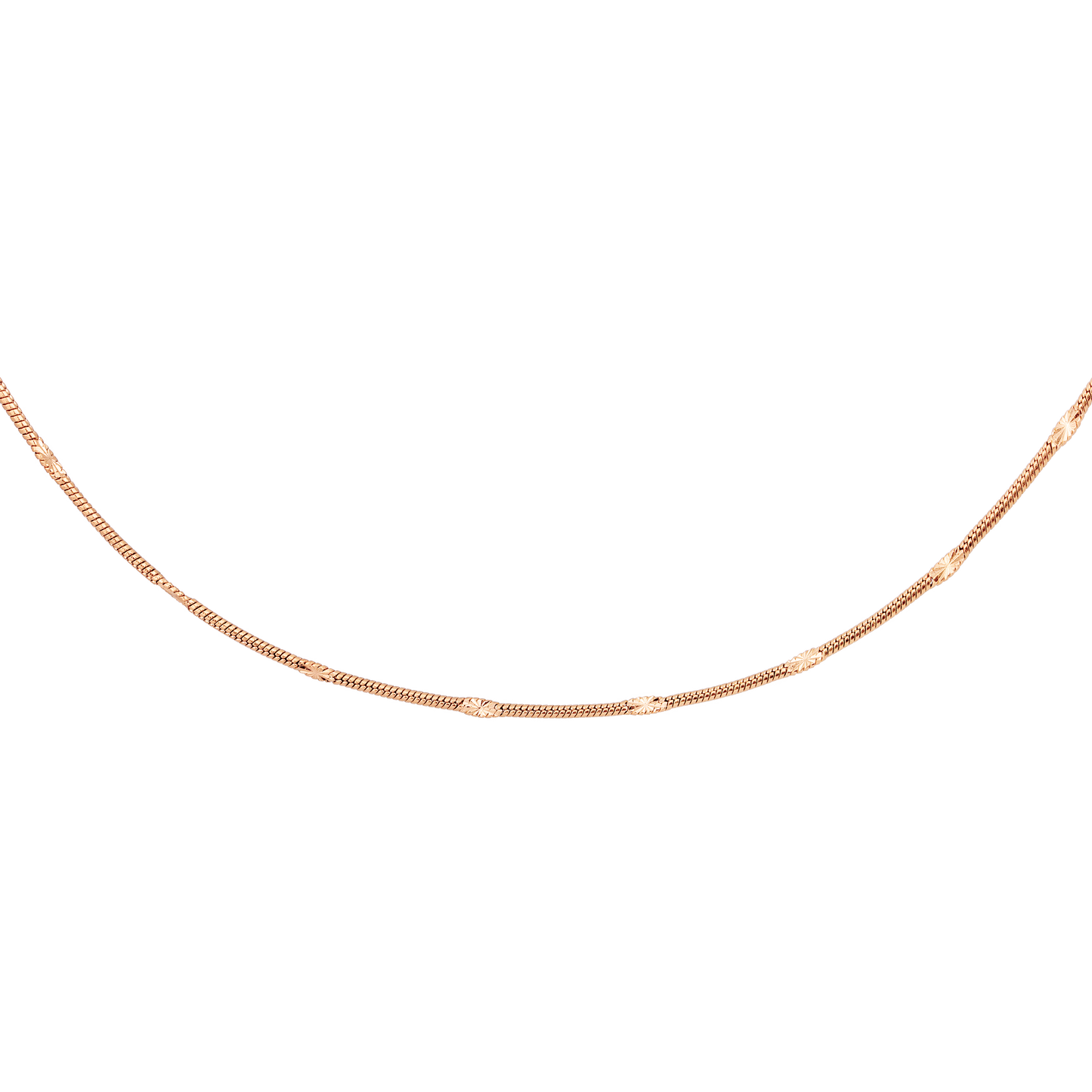 Sun Ray Collana Oro Rosa