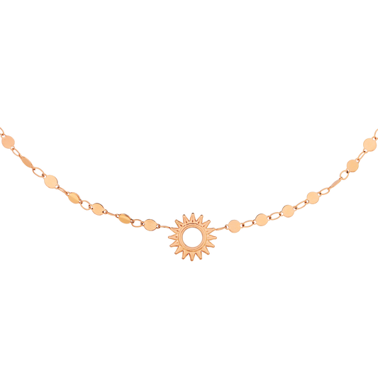 Sunny Side Up Collana Oro Rosa