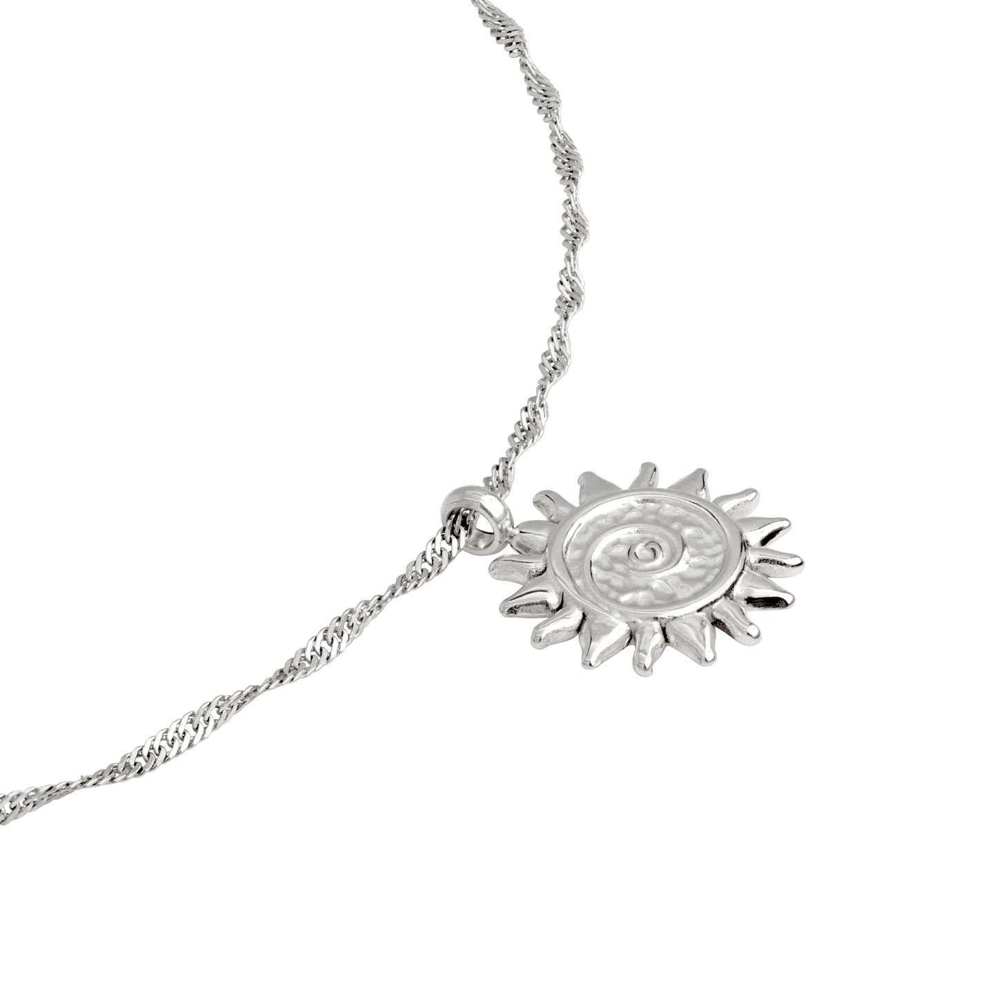 Sunny Swirl Collana Argento